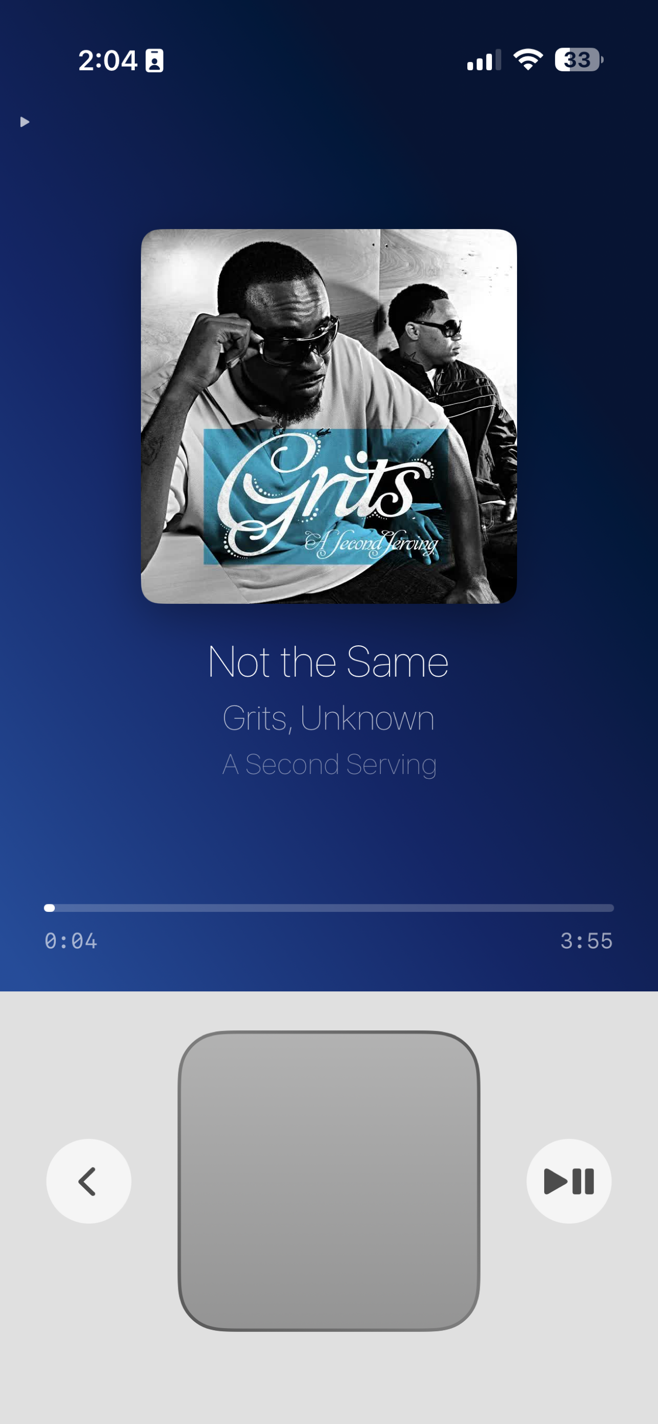 Now Playing - Blue